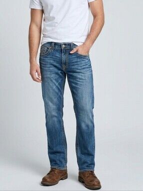 Mens Big Star Jeans Union Straight Leg 36 Regular